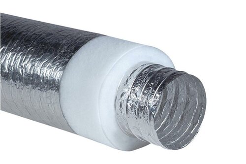 16″ FLEX METALLIESED R0.6 INSULATED DUCT 400mm x 6mt